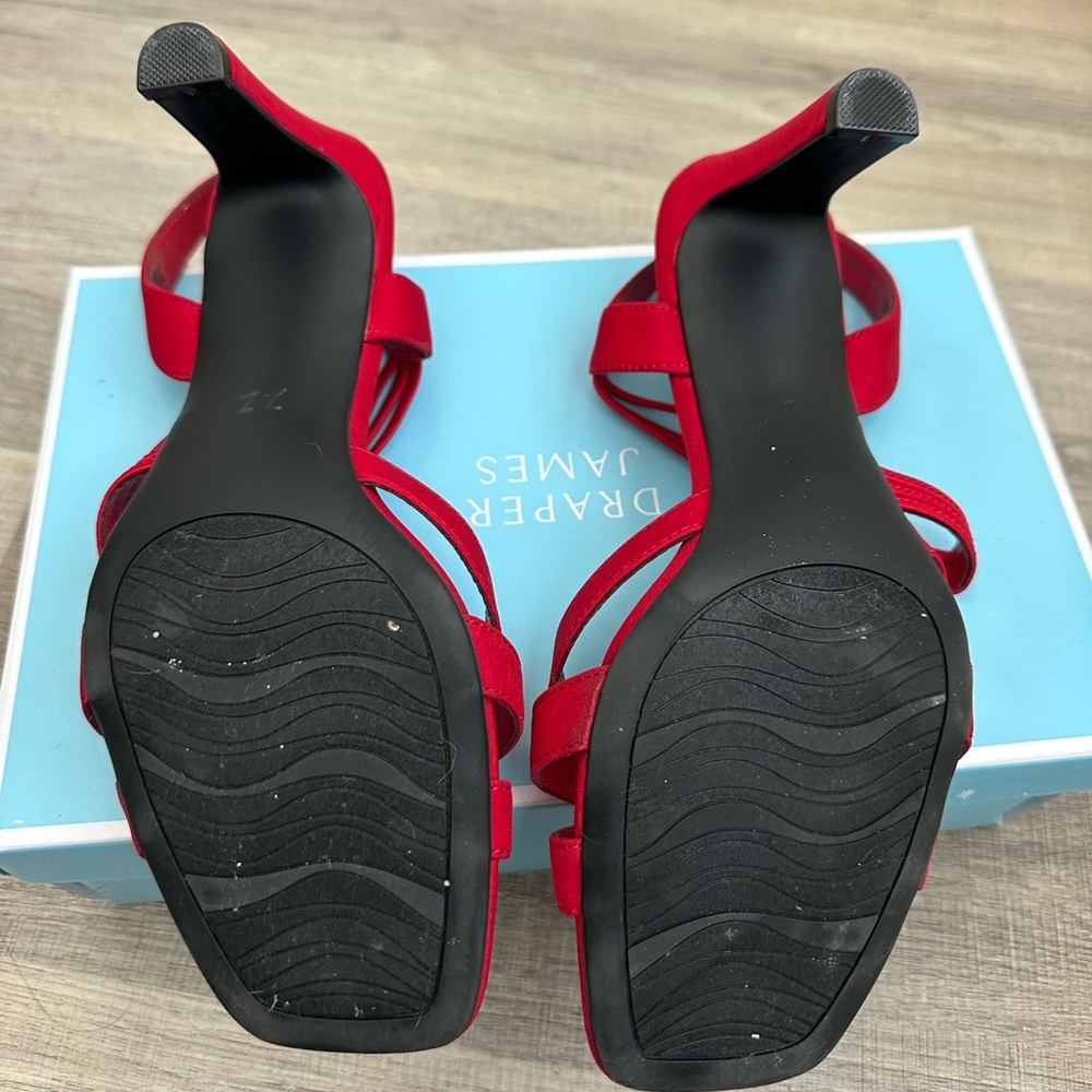 Impo Red Strappy Heels - Picture 3 of 5